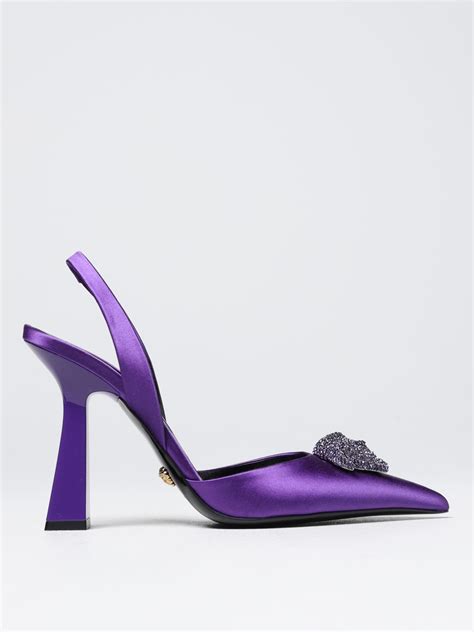 scarpe versace domna|versace slingback shoes.